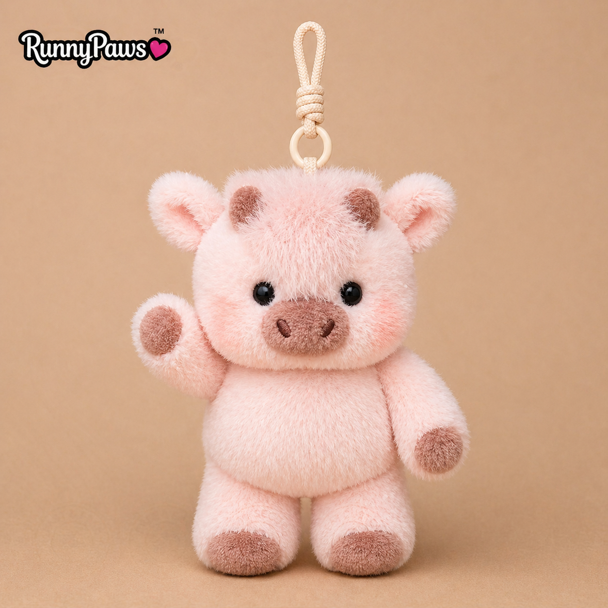 RunnyPaws™ Running Plushies Schlüsselanhänger